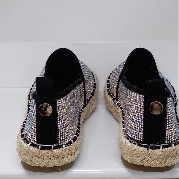 Cape Robbin® For Anthropologie Black and Tan Espadrille Flats with Rope Sole - Picture 5 of 14